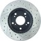 Centric Parts Sport Drilled/Slotted Brake Rotor, 127.40056R 127.40056R - alternate 5